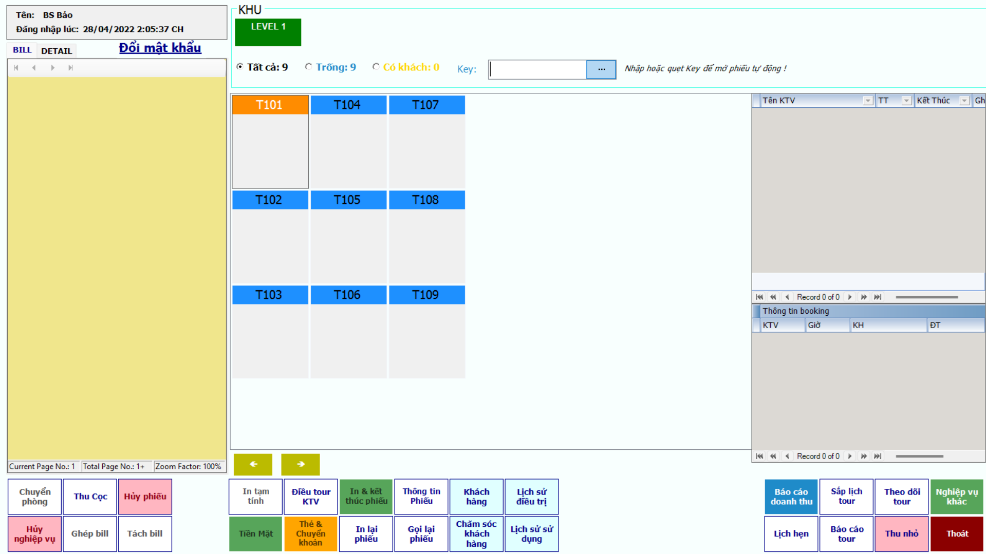 Giao diện phần mềm dành cho bác sĩ